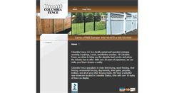 Desktop Screenshot of columbiafence.info